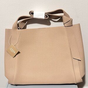 Ulta Faux Pebbled Leather Large Tote Bag - NWT (GWP)